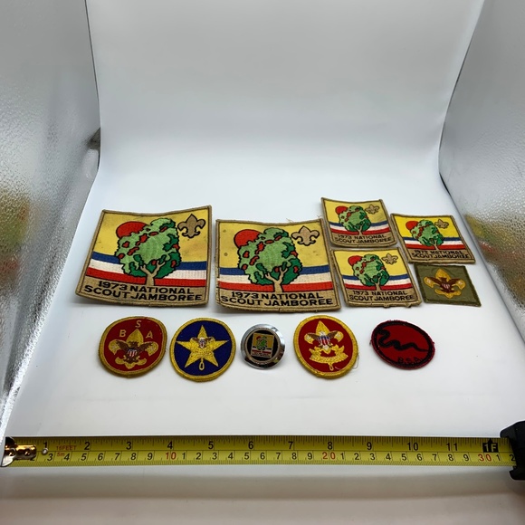 Vintage Boy Scouts of America National Scout Jamboree Neckerchief and Patches - Picture 13 of 15